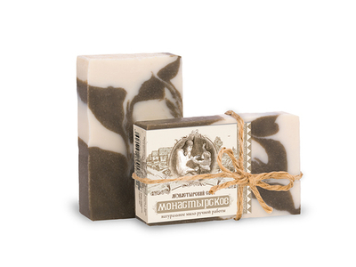 Мыло Kleona Монастырский сбор "Монастырское" (мыло-скраб) 100 г