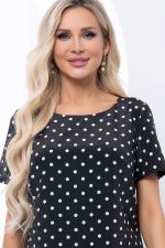 Платье "Эжени" (блэк/горох) П7061 LT Collection (Акция)