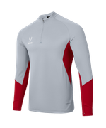 Джемпер тренировочный JOGEL PREMIER PerFormDRY Training Zip Top, серый/темно-красный