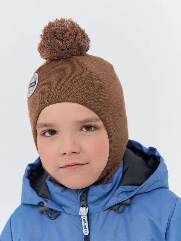 Шлем демисезонный из смесовой шерсти 