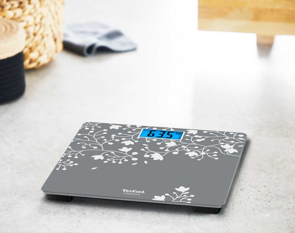 Напольные весы Tefal Classic Decor Blossom Silver PP1537V0