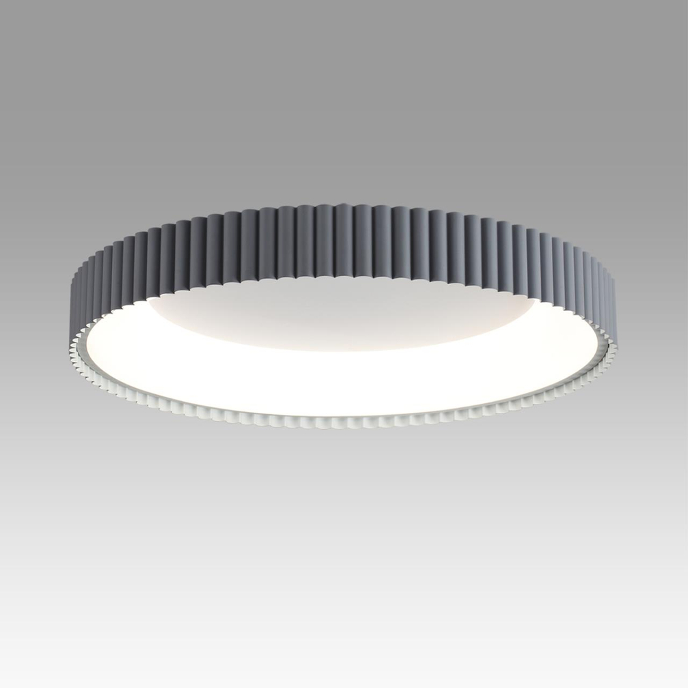 7765/56L AVRA LED SN 576 Светильник металл/белый/серый LED 56Вт 3000/4000/6000K D500 IP43 ССТ SHARMEL