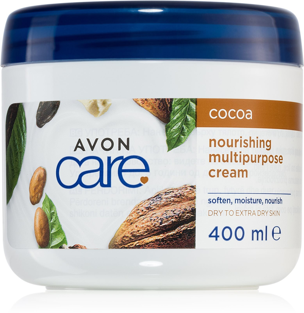 Avon Care Cocoa - многофункциональный крем для лица, рук и тела /   400  ml  / GTIN 2800018186677