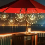 Гирлянда для дома БАХРОМА «Сфера» ш3м*в0,4/0,6м 500 ламп LED, 8 режимов, IP-40, Теплый белый