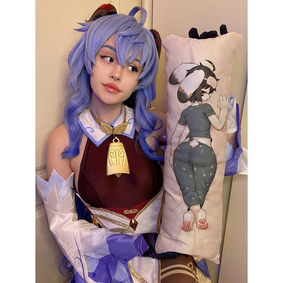 Мини дакимакура фурри Кролик мальчик арт. M1285, 60х20 см