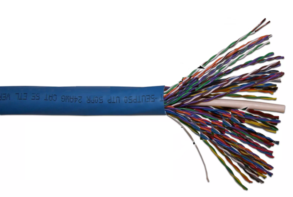 Кабель витая пара F/UTP 5 кат. 50 пар TWT TWT-5EFTP50-XS