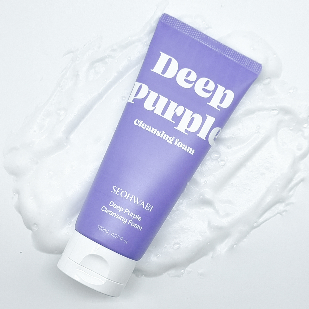 SEOHWABI Deep Purple Cleansing Foam / Пенка для умывания на основе экстракта винограда 2в1, 120 мл