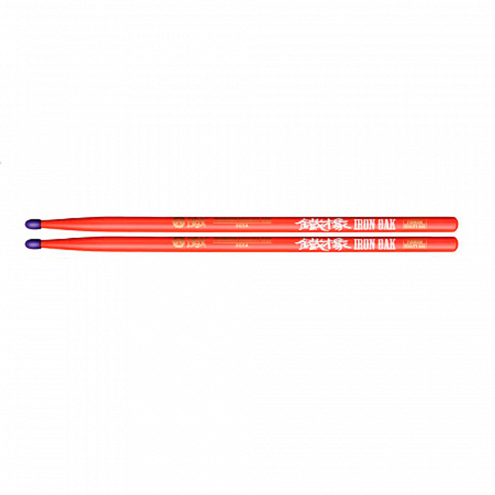 HUN Iron Oak Red 5AN барабанные палочки, дуб, нейлоновый наконечник, цвет красный.