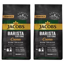 Кофе молотый Jacobs Barista Editions Crema 230 г x 2 шт