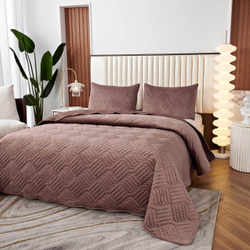 Покрывало 160x220 Sofi De MarkO Армандо цвета чайной розы