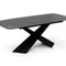 Обеденный стол Reagan 200х100 см, черная керамика
