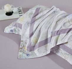 Постельное белье Asabella 2240 фланель, тенсель с хлопком