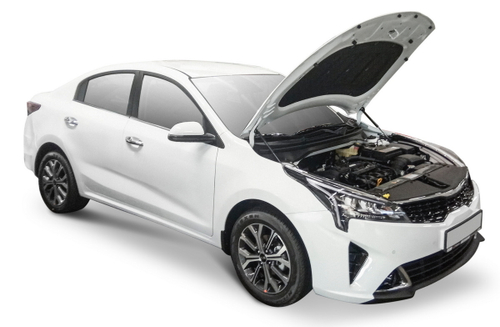Газовые упоры капота АвтоУпор для Kia Rio IV 2017-2020 2020-н.в./Rio X 2020-н.в./Rio X-Line 2017-2021, 2 шт., UKIRIO031