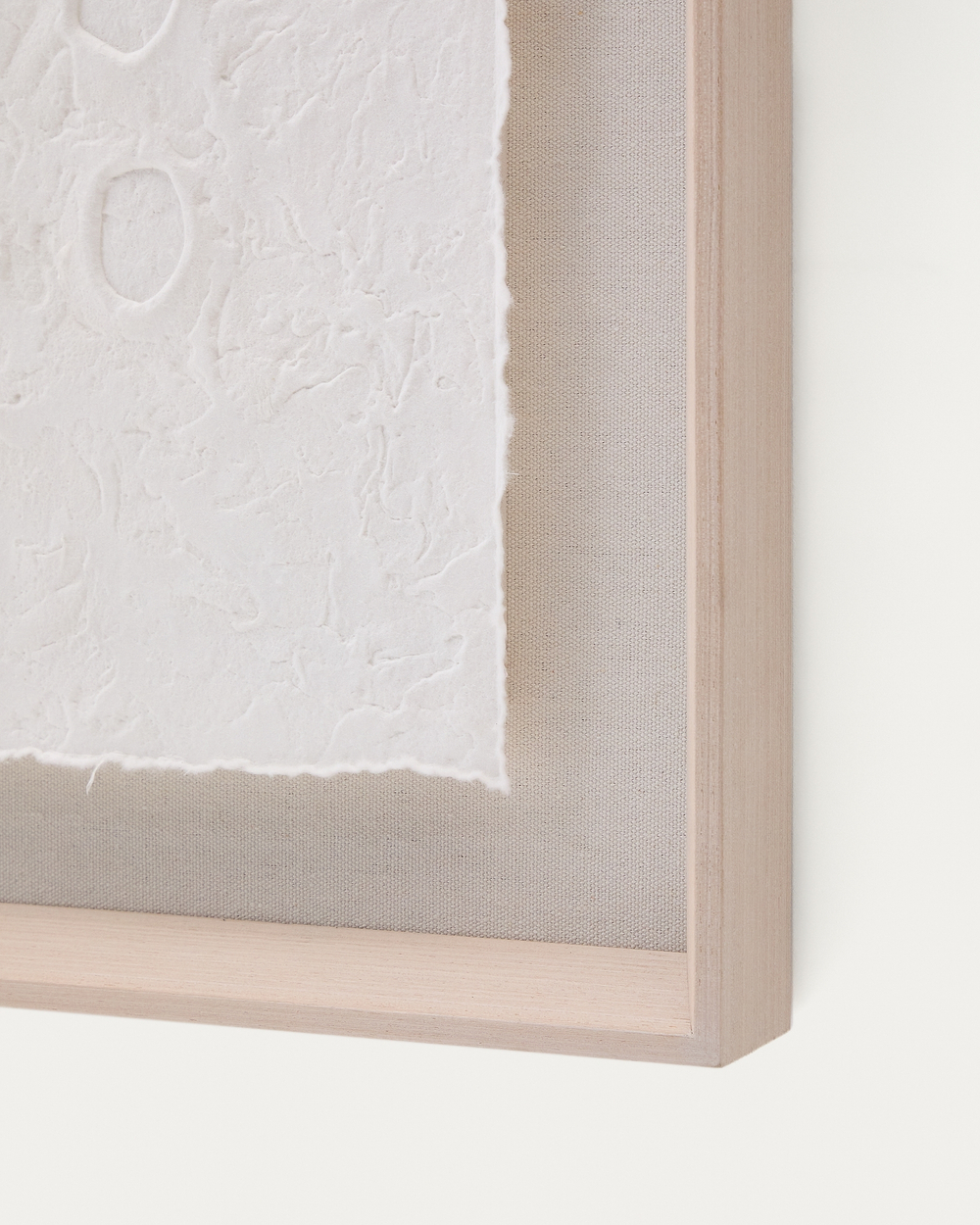 Olvin Абстрактная картина на белой бумаге с рельефным рисунком