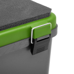 Ящик рыболовный зимний односекционный Helios (HS-IB-19-GB-1), серый/салатовый HS-IB-19-GG-1