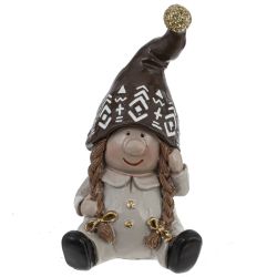 GAEM Фигурка декоративная "Гном", L6 W6 H10,5 см, 2в.