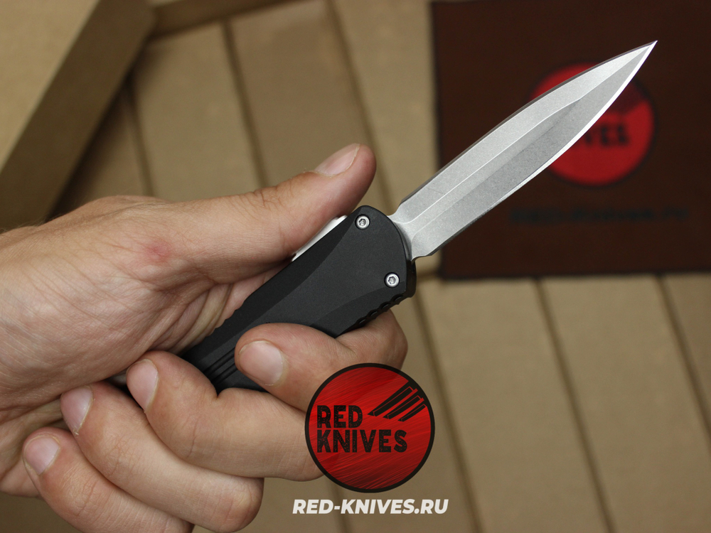 Heretic Knives Manticore-E D/E - черная рук, светлый клинок RK/Н95