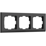 Рамка на 3 поста Stark (черный) W0031808
