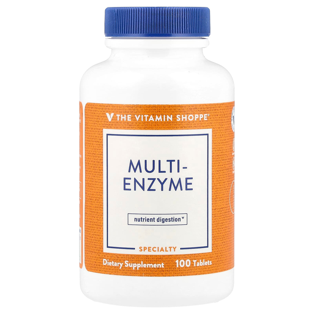 The Vitamin Shoppe, Мультиэнзим, 100 таблеток