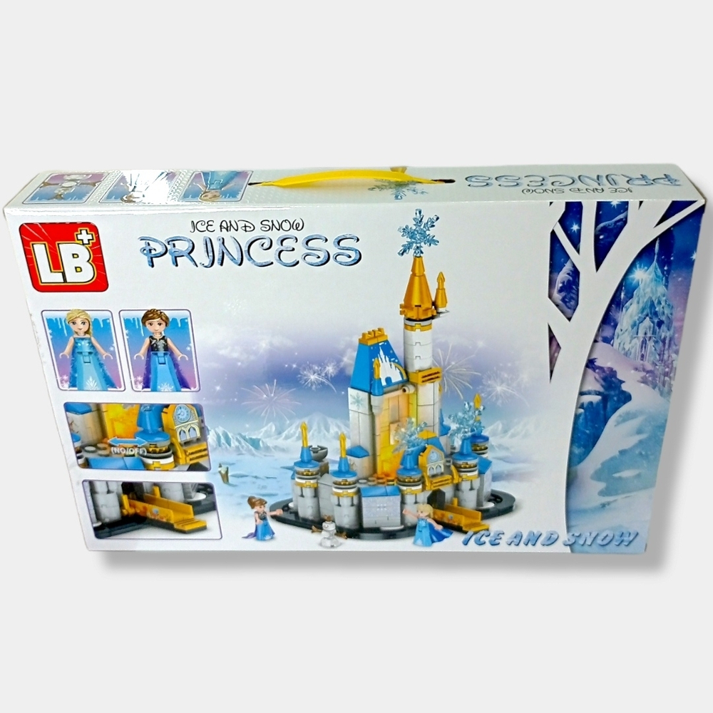 Конструктор лего LB+ Ice & Snow PRINCESS, NO.LB621 "Холодное сердце Волшебный замок" с LED подсветкой, 432+ дет