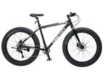 Велосипед 26" TIMETRY TT406 9 ск. черный Фэтбайк