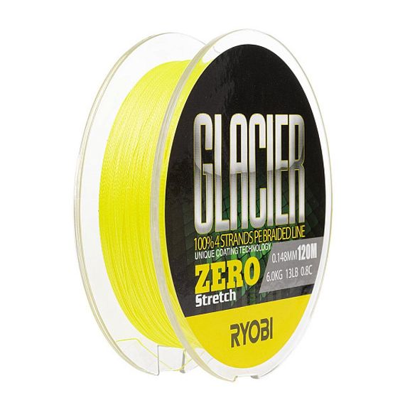 Шнур GLACLER ZERO-120M 0.8/d-0.148mm yellow Ryobi