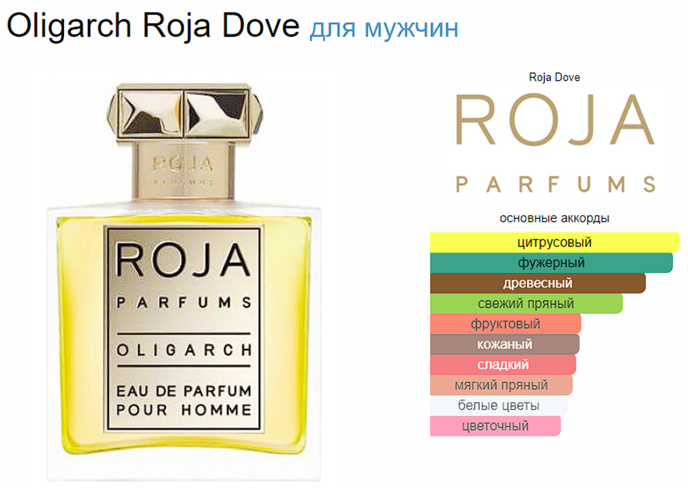 Roja Dove Oligarch 50ml EDP (duty free парфюмерия)