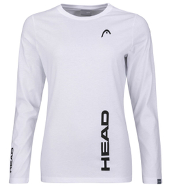 Женская теннисная футболка (dł. Рукава) Head Promo T-Shirt Long Sleeve Women - white