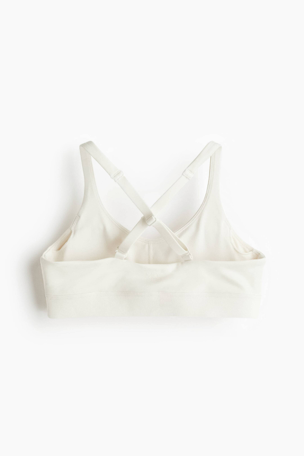 H&M Спортивный топ DryMove, цвет слоновой кости