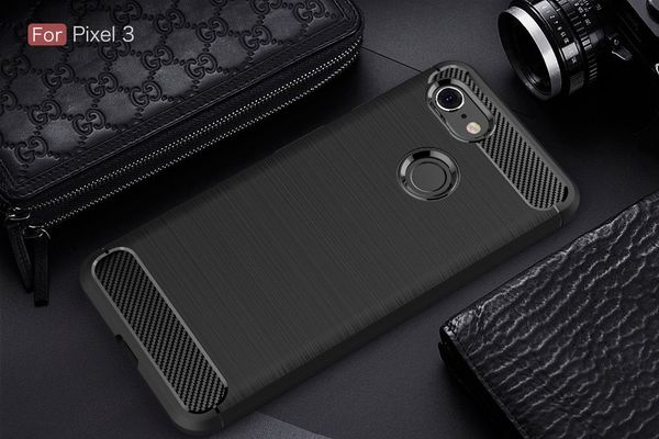 Силиконовый чехол для Google Pixel 3a XL (Черный)