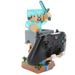 Подставка Cable Guys: Minecraft: Steve in Diamond Armour