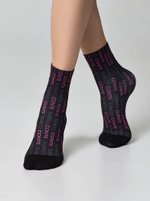 CONTE FANTASY Плотные носки с черным мыском и рисунком «CONTE FANTASY»