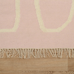 Ковер ручной работы из шерсти и хлопка poetry and steps цвета пыльной розы, 160х230 см