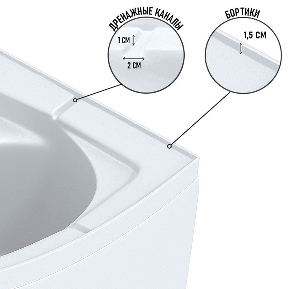 Душевая кабина Niagara Eco 120x80 L E120/80/26L/TN без гидромассажа