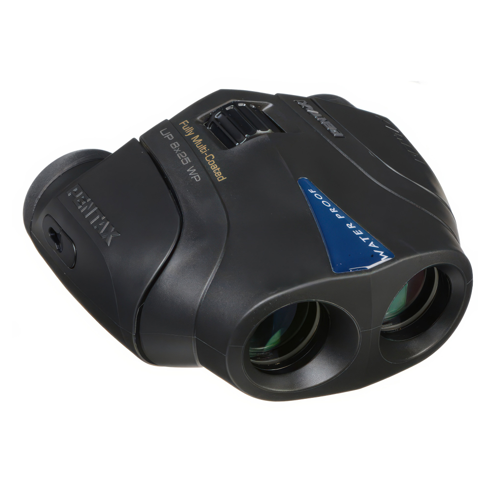 Бинокль Pentax UP 8x25 WP - Обратные Porro-призмы из стекла Bak-4