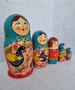 Матрешка "с курочкой" традиция 5мест