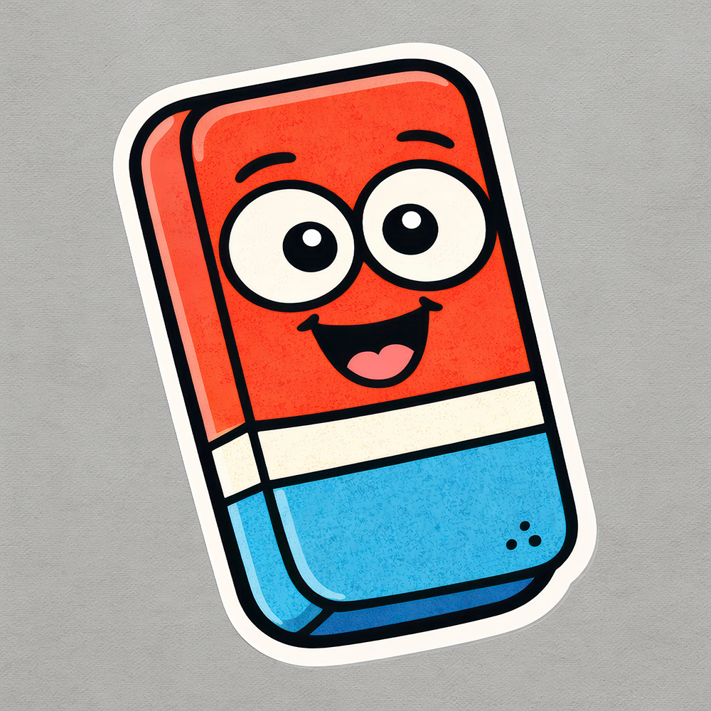 Ластик (2Д) - декор для фотосессий