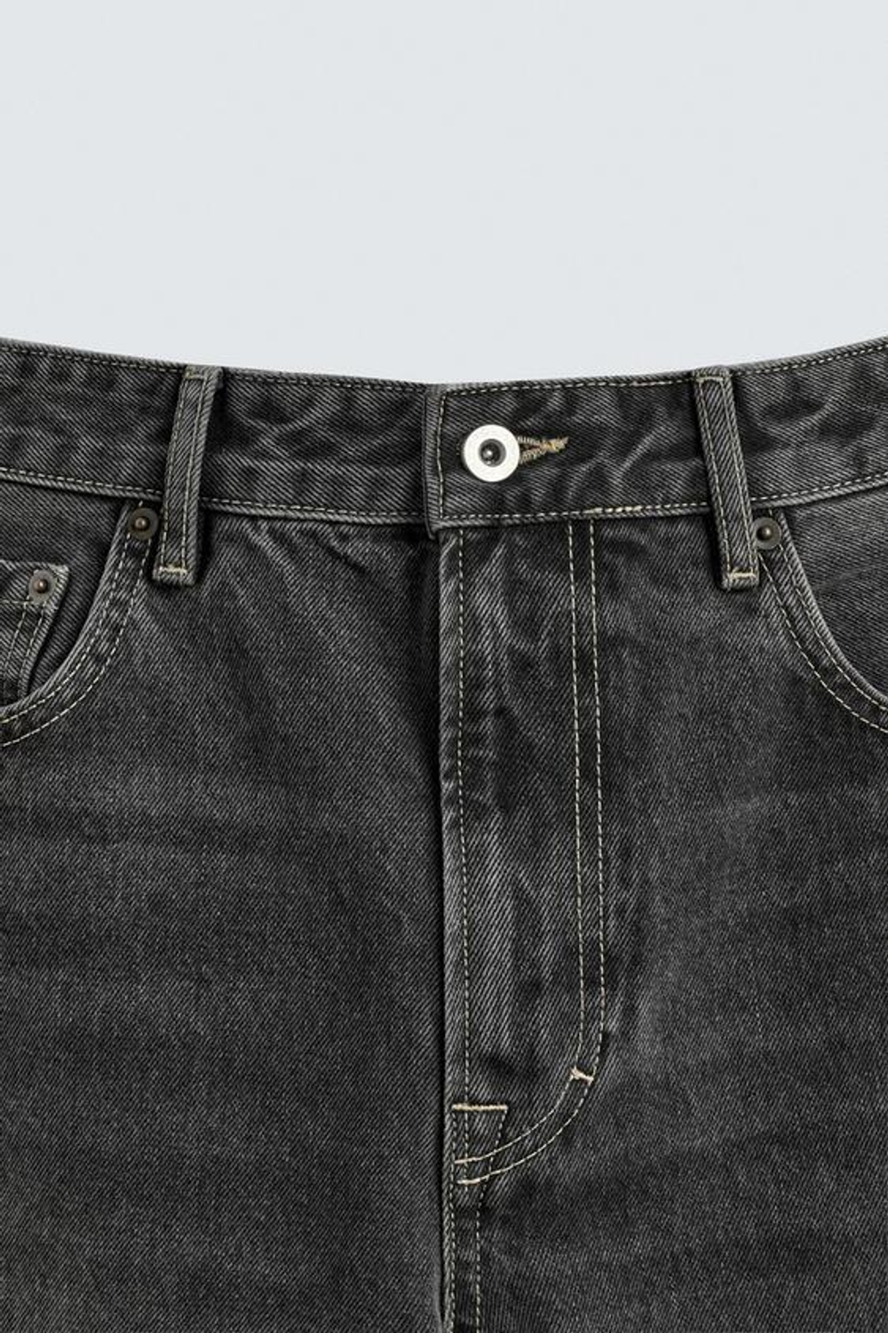 ZARA ДЖИНСЫ БУТКЭТ - LIMITED EDITION, ЧЕРНЫЙ