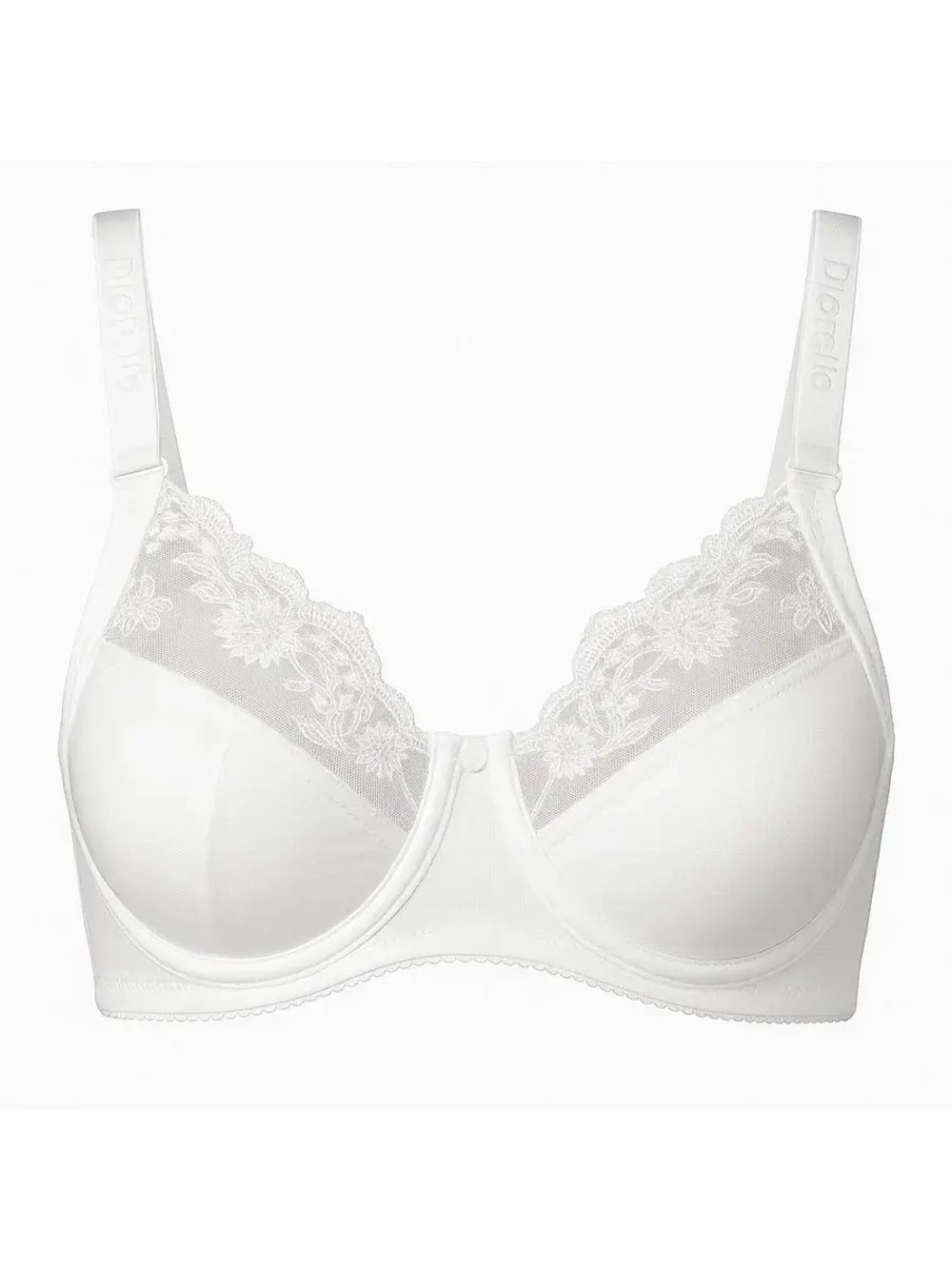 Бюстгальтер гладкий с косточками большие размеры