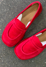 Лоферы // TRUE Red // Suede