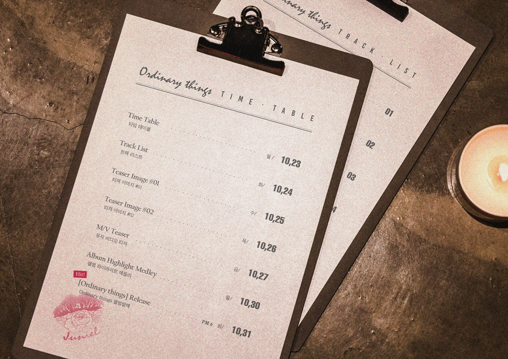 Альбом JUNIEL - ORDINARY THINGS 4th Mini Album