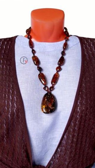 бусы из янтаря (я-5019)