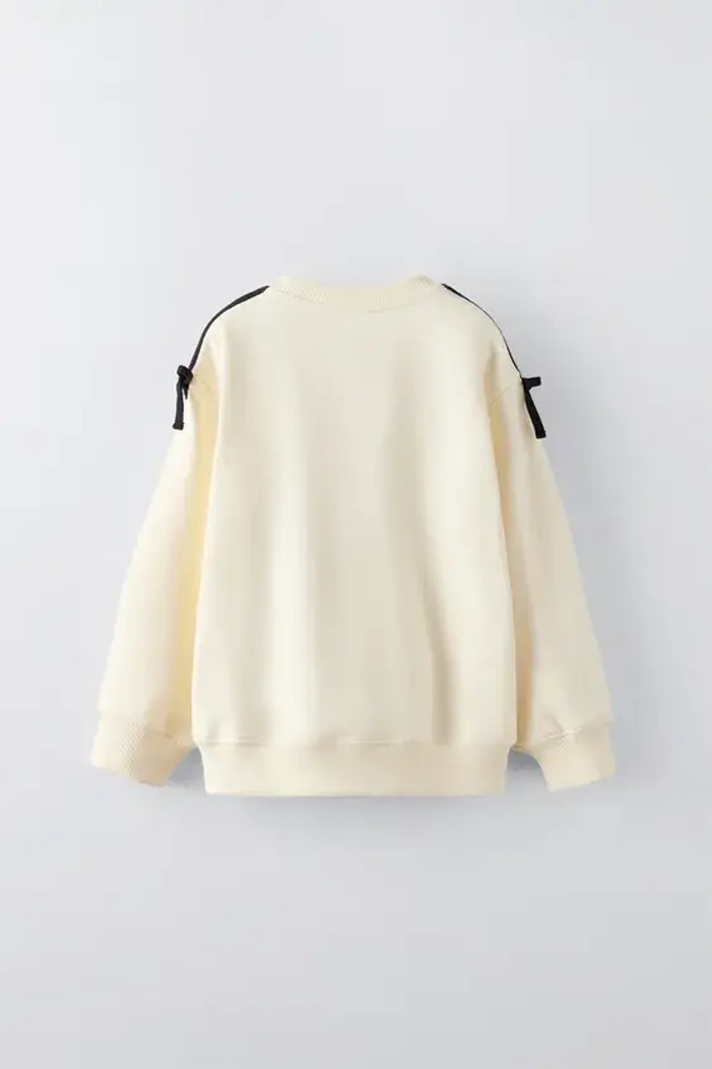 ZARA ХУДИ С РЕЛЬЕФНОЙ НАДПИСЬЮ, ЭКРЮ