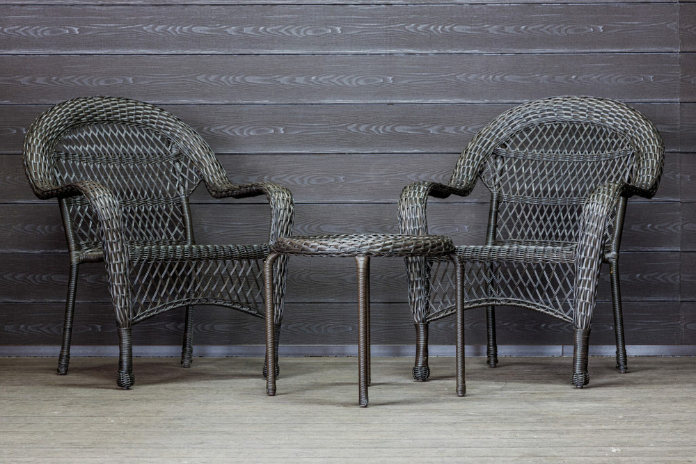 Садовый комплект из искусственного ротанга Мэдисон НЬЮ (Medison NEW) Balcony set с круглым столиком без подушек