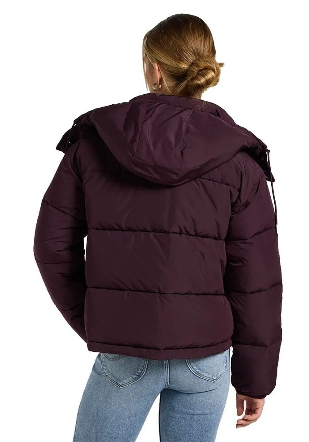 Куртка SHORT PUFFER WITH HOOD 112372631