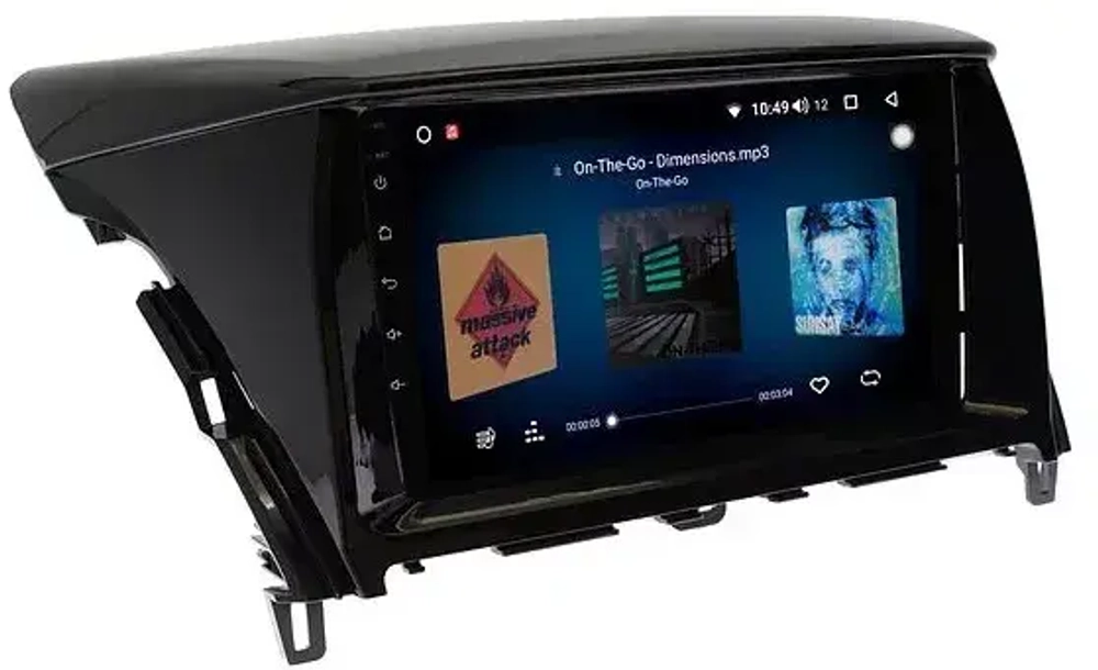 Магнитола для Mitsubishi Eclipse Cross 2017-2021 (взамен 206х105мм ШГУ под козырьком) - Vaycar VA47-0135 на Android 13, 8-ядер, 4G SIM-слот