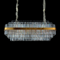 Люстра Cloyd BROTIGAN-D C12 / шир. 80 см - золото (арт.10767)