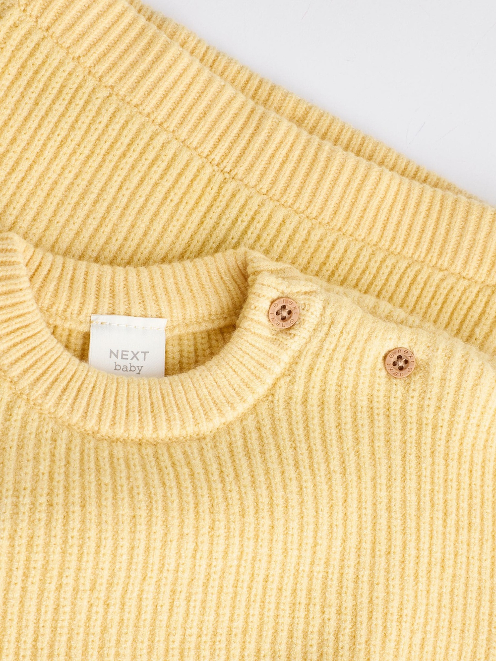Вязаные свитер и брюки в комплекте для малышей Next Q94-942, Желтый