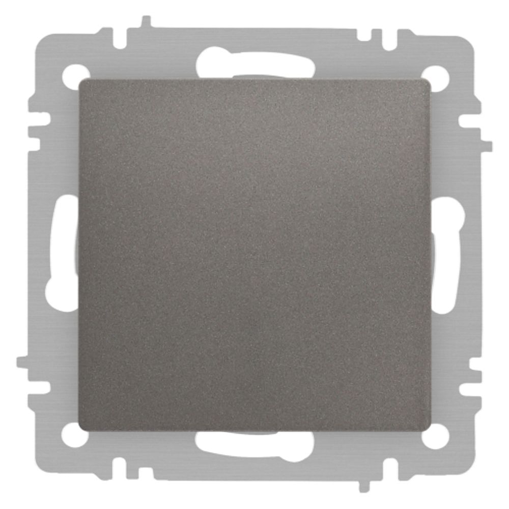 Переключатель Intro Accent 6-103-09 , 10А-250В, IP20, СУ, AL/CU, титан | Intro