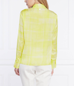 сатиновая рубашка Liu Jo - лимонный(CA2243 TS004)